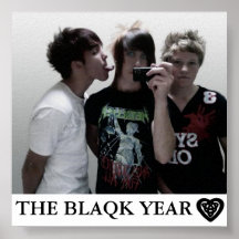 Das Blaqk Jahr-Plakat
