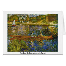 Das Boot durch Pierre-Auguste Renoir Grußkarten