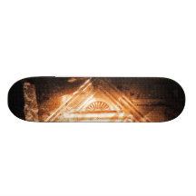 das darkside: San Franciscos viktorianische Häuser Individuelle Skatedecks