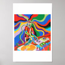 Das DJ Plakatdruck