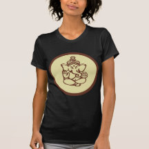 Das dunkle T-Shirt Ganesha Frauen