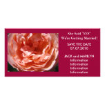 Das Erhalten verheiratet kardiert Save the Date ro Individuelle Foto Karte
