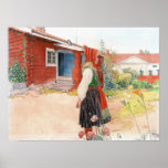 Das Falun Zuhause durch Karl Larsson Posterdruck