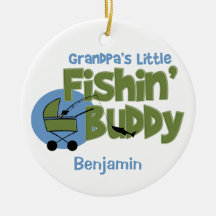 Das Fishin des Großvaters wenig Freund-Andenken-Ve Ornament