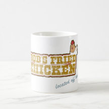 Das gebratene Huhn des Bobs Kaffeehaferl