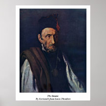 Das geisteskranke durch Gericault Jean Louis Theod Poster