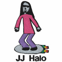 Das gestickte Polo der JJ Halo-Frauen