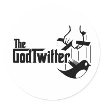 Das GodTwitter aufkleber