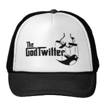 Das GodTwitter T-Shirt, schwarz kappen