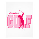 Das Golf-Rosa der Frauen Einladungskarten