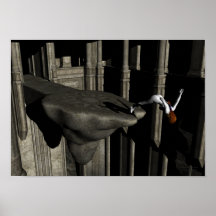 Das große Unbekannte - digitale Kunst Poster