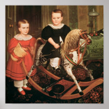 Das Hobby-Pferd, c.1840 Plakatdruck