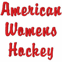Das Hockey der amerikanischen Frauen Besticktes Kapuzenpulli
