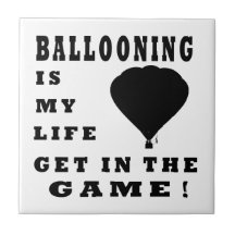 Das Im Ballon aufsteigen ist mein Leben Kacheln