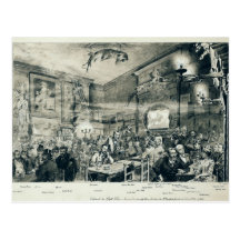 Das Kabarett du Chat Noir, 1886 Postkarten
