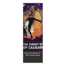 Das Kabinett von Dr. Caligari Bookmark Visitenkarte