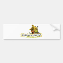 Das Kaninchen sendet in einen kleinen Bill Auto Sticker
