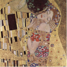 Das Kuss-Detail - Gustav Klimt Foto Figur