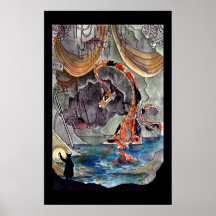Das Lager des Goldfisch-Drachen Plakatdrucke