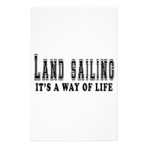 Das Land, das es segelt, ist Lebensart Personalisiertes Druckpapier