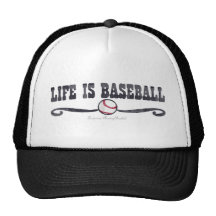 Das Leben ist Baseball-Mütze
