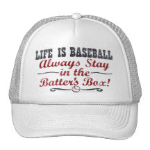 Das Leben ist Baseball - Teig-Kasten-Hut Retromützen