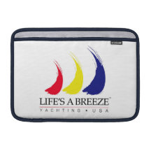 Das Leben ist ein Breeze®_Yachting USA Sleeve Fürs MacBook Air