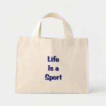Das Leben ist ein Sport Taschen