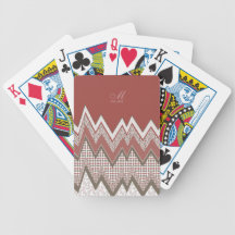 Das Leben ist ein Zickzack Poker Karten