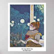 Das Lied des Hundes, durch Edgar Degas Posterdrucke