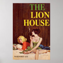 Das Löwe-Haus-Vintage Plakat