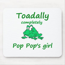 das Mädchen des Pop-Pops Mauspads