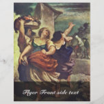 Das Miller, sein Sohn und der Esel durch Daumier H Individuelle Flyer