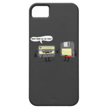 Das Obsoletes (Retro Diskette-Kassette) iPhone 5 Etuis