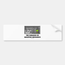 Das Paradox von Quantums-Mechanikern (Physik-Spaß) Autosticker