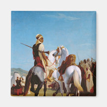 Das Pferd von Gaada oder das Pferd der Unterordnun Kühlschrankmagnet