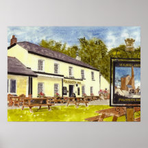 "Das Polgooth Gasthaus-" Plakat