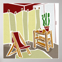 Das Pool-Haus Posterdruck