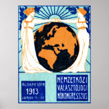 Das Recht 1913 der Frau zu wählen Plakatdrucke