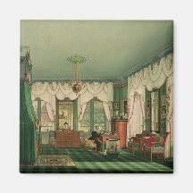 Das Schlafzimmer von Elizabeth von Bayern Magnete