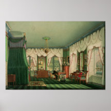 Das Schlafzimmer von Elizabeth von Bayern Poster