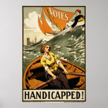 Das Stimmrecht-Propaganda-Recht der Frauen zu wähl Posterdruck