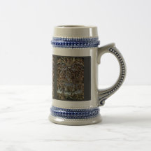 Das Tag des Jüngsten Gerichts-Fresko auf der Altar Tee Tasse