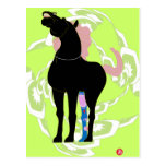 Das tatted-up Pferd Postkarten