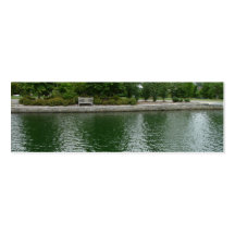 Das Teich-Lesezeichen Visitenkartenvorlage