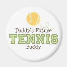 Das Tennis-Freund-Magnet des Vatis zukünftiger Kühlschrankmagnet