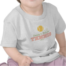 Das Tennis-Probaby-T-Shirt des Vatis zukünftiges
