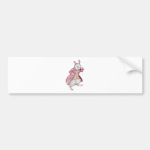 Das weiße Kaninchen oder das Peter-Waldkaninchen Autosticker