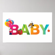 Das Wortbabyplakat
