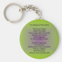 Das Wunder der Freundschaft Keychain Schlüsselanhänger